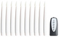 Magiske svevende lys med fjernkontroll, 10-pk.